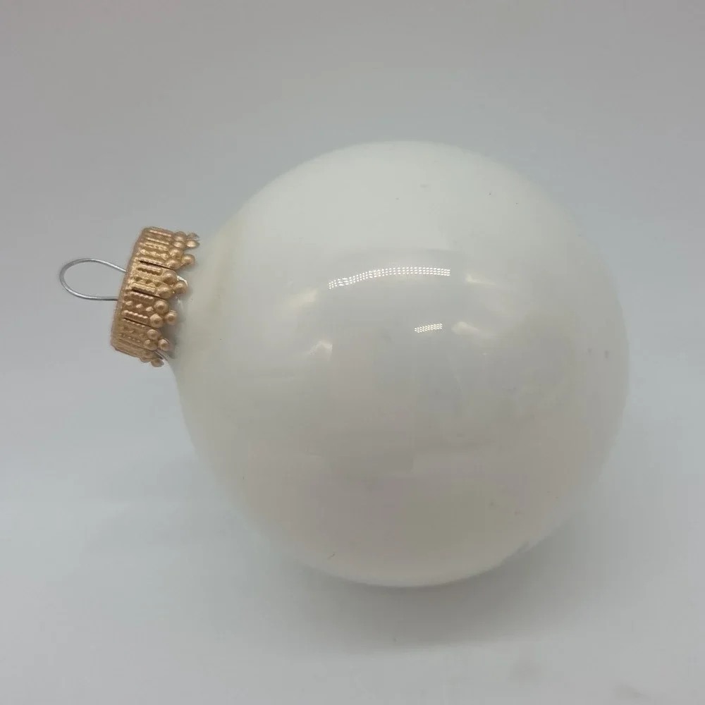 Lot 4 Vintage Sparkling Creations Christmas Ornaments Santa Claus USA Made *READ